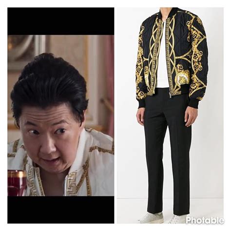 ken jeong versace jacket crazy rich asians|crazy rich asians dresses.